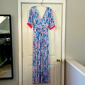Lilly Pulitzer maxi dress. Worn once original cost $310.
